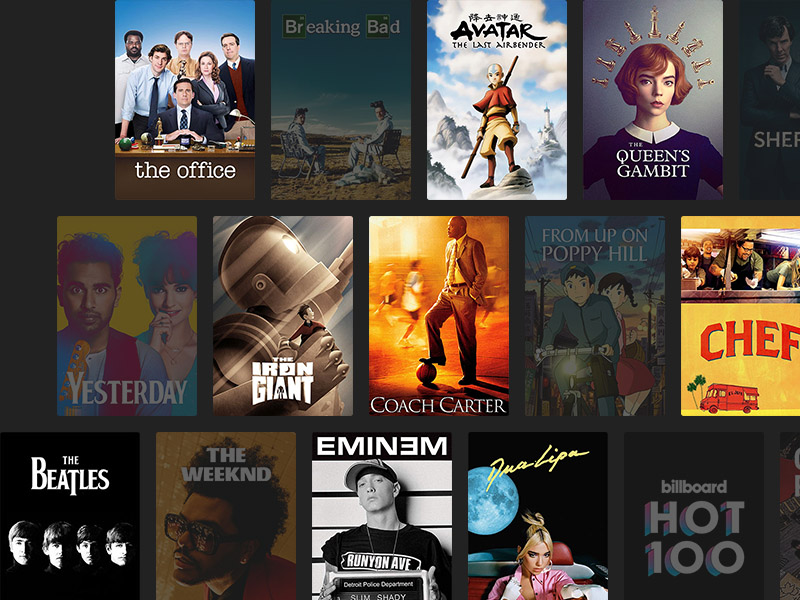 Catálogo de exercícios da Superbloom Library.